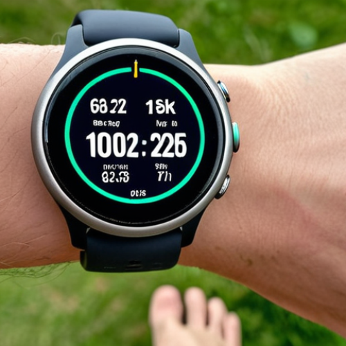 Home 13 **Image Prompt for Smartwatch Features**: "A close-up view of a smartwatch displaying essential running features such as GPS tracking, heart rate monitoring, and activity statistics. The background shows a runner in motion, highlighting the smartwatch's functionality in an outdoor setting."